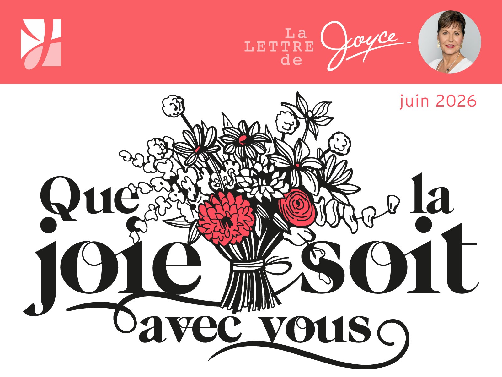 Header Newsletter juin 2026 Joyce Meyer