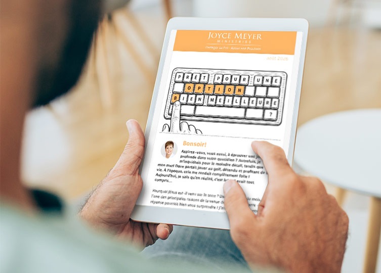 Newsletter Joyce Meyer Aout 2026